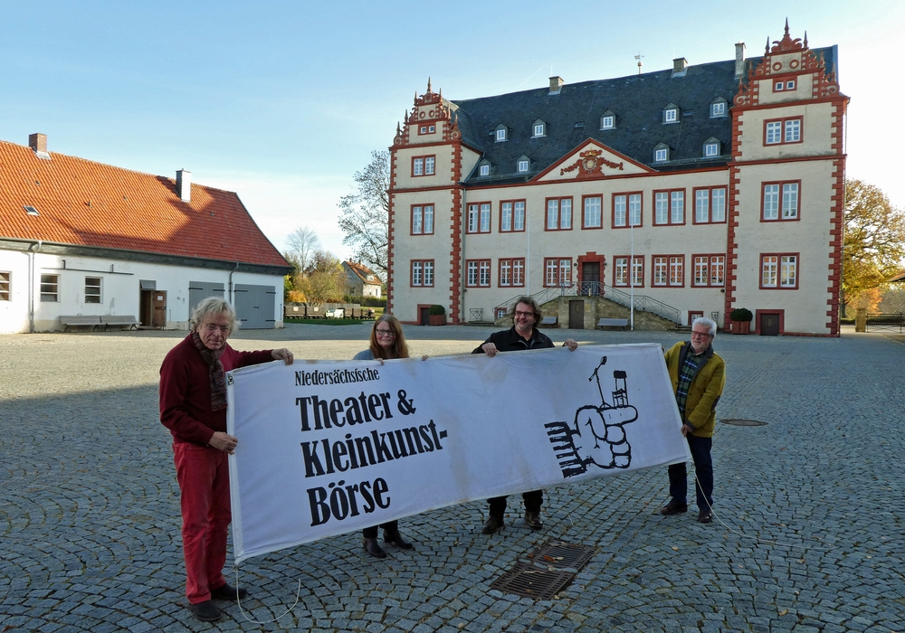 Ein Transparent der 1. Theater & Kleinkunstbörse in Salzgitter. Foto: Stadt Salzgitter