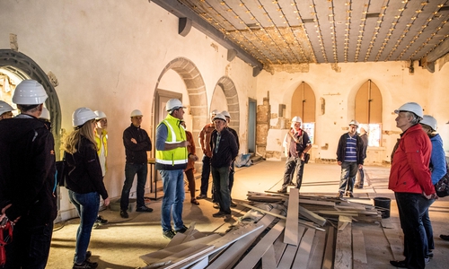 Im vergangenen Jahr wurden die Baustellenführungen gut angenommen. Deshalb gibt es auch 2020 regelmäßige Termine. Foto: Stadt Goslar