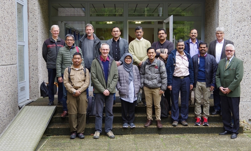 Die Delegation aus Indien und Indonesien in Wolfenbüttel. Foto: Niedersächsische Landesforsten