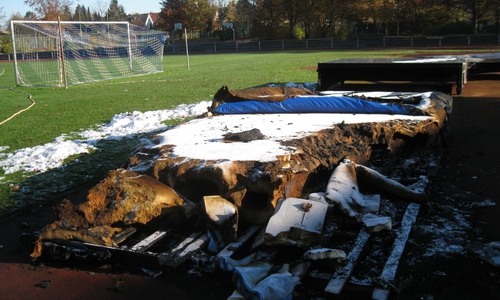 Wie die Polizei Wolfenbüttel mitteilte, stehe nun fest, dass es sich um Brandstiftung handelt. Fotos: Privat