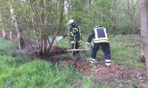 Die Kameraden im Einsatz in Mehrum. Foto: Freiwillige Feuerwehr Hohenhameln