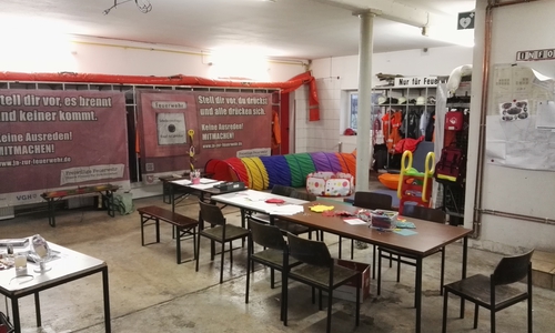 Die Feuerwehr hat alles für die Kinder vorbereitet. Foto: Feuerwehr Werlaburgdorf