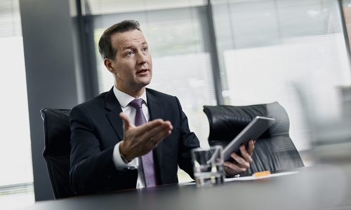 Michael Pannwitz, Leiter Individualkunden von der Volksbank BraWo, freut sich auf einen informativen Tag mit vielen Besuchern. Foto: Volksbank BraWo