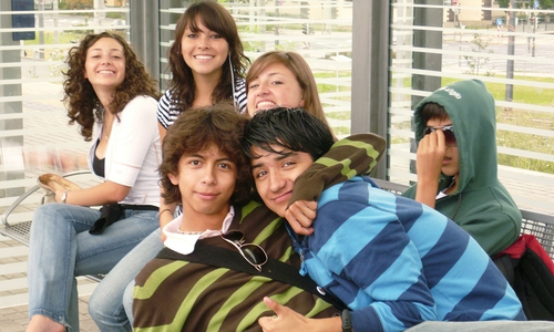 Ausländische Schüler erhalten integrativen Unterricht Foto: Humboldteum e.V.