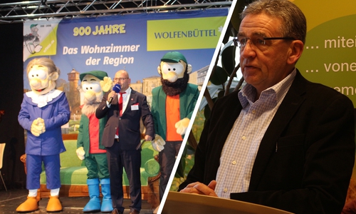 Im Rahmen des Jahresempfangs der Stadt wurde Anfang März die von der Werbeagentur Marc Angerstein Media GmbH erarbeitete Marketingstrategie vorgestellt. Nach der Kritik der FDP-Fraktion nimmt nun Bürgermeister Pink Stellung. Foto: Alexander Dontscheff/Nick Wenkel