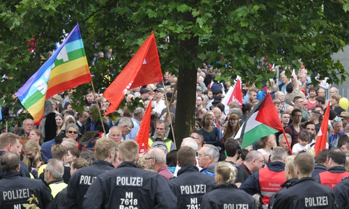 Das Goslarer Bündnis gegen Rechts zeiht eine positive Bilanz zur Demo am Samstag. Foto:  Alexander Panknin