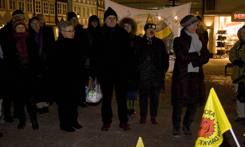 Mahnwache, Wolfenbüttel, Foto: privat