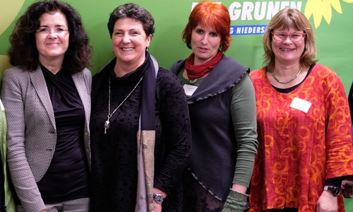 Die Grünen waren zu Besuch im Landtag. Foto: Die Grünen