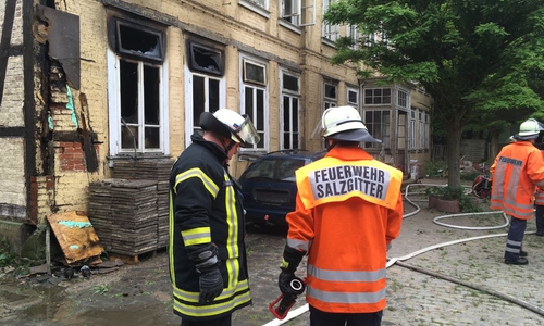 Es entstand erheblicher Schaden, das Haus ist derzeit nicht bewohnbar. Foto: Eva Sorembik