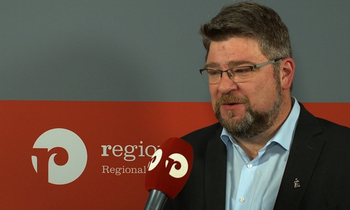 Marcus Seidel (SPD) im regionalHeute.de-Studio. Video/Foto: Alexander Panknin