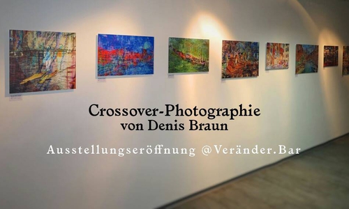 Kleine Vernissage mit vier selbstkreierten Black Stories zu den gehängten Kunstwerken am 04.10.2017, 19h in der Veränder.Bar. Foto: Veränder.Bar