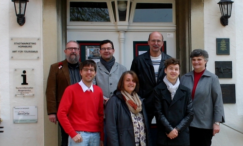 Die Kandidaten der SPD Hornburg: Marc Samel, Klaus Tschernatsch, Cornelia Schaar, Klaus-Günter Tost, Christiane Pantke, Amon Tschernatsch und Peter Illner. Foto: Illner 