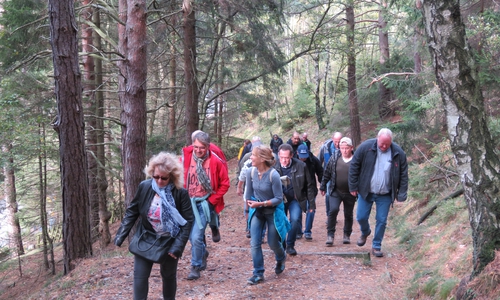 Männergesangverein und Partner zu Gast in Goslar: Ein Teil der marschierenden Teilnehmer. Fotos: Männergesangverein Dorstadt
