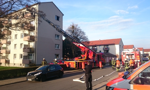Am Donnerstag fing ein Mülleimer in einer Wohnung Feuer. Foto: Feuerwehr Goslar