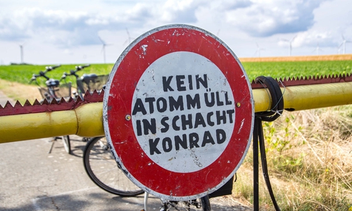 Kundgebung am Schacht Konrad. Fotos: Rudolf Karliczek