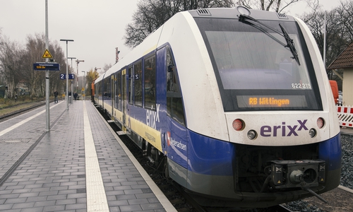 Nach dem Umbau ist der Wittinger Bahnhof nun barierrefrei. Foto: Lutz Bierwirth