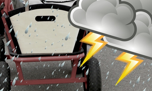 Auch das Wetter wird sicher nicht alle Feierlustigen vom üblichen Umzug mit dem Bollerwagen abhalten. Symbolfoto: Pixabay/Nick Wenkel