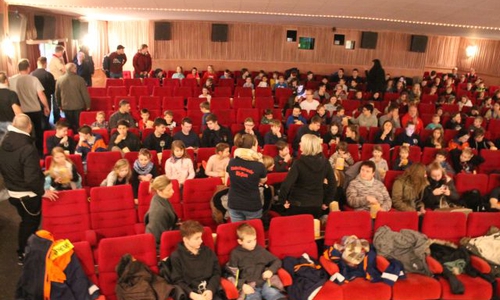 Der Kreisjugendring machte einen Ausflug ins Kino. Foto: Kreisjugendring 