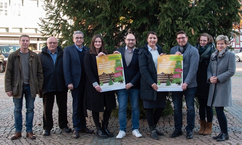 v.l. Michael Emmler und Wolfgang Gürtler von der Druidenloge, Bürgermeister Thomas Pink, Vivien Strümpfler, Sebastian Kirchner, Anna Wohlert-Boortz vom Orga-Team der Stadt, Daniel de Wall von Wolters, Valerie Dubiel, Orga Team Stadt, Kerstin Hecker von den Stadtwerken Wolfenbüttel.
Foto: Tanja Bischoff