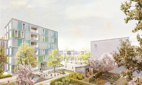 Hellwinkel Terrassen: Die Quartiersgärten mit ihren Hecken und Obstbäumen bewahren ein Stück der früheren Nutzung und Artenvielfalt. Foto: SMAQ - architecture urbanism research
