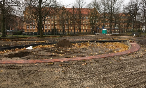Das erste Spielgerät soll demnächst aufgebaut werden. Foto: Marian Hackert