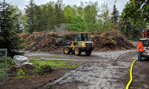 Das Feuer konnte schnell abgelöscht werden. Foto: Feuerwehr Helmstedt