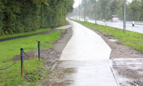 Radwege wieder befahrbar. Foto: Max Förster