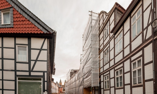 Die Arbeiten an der Kornstraße können nun weitergehen, Foto: Alec Pein