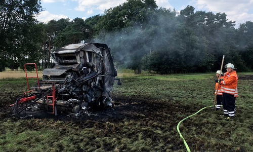 Von der Presse blieb nicht viel übrig. Video/Foto: Jan Weber
