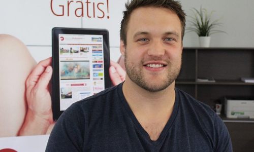 Teilnahme in Düsseldorf in Gefahr, Sportmedaille der Stadt Braunschweig: André Breitbarth. Foto: Frank Vollmer