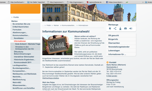 Die Kandidaten der Rats- und Stadtbezirkswahlen präsentieren sich nun auch im Internet. Foto: Anke Donner 