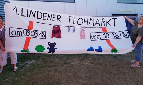 1. Lindener Dorfflohmarkt. Foto: privat