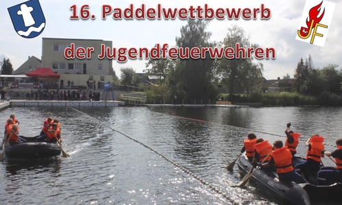 An dem Wettbewerb nehmen die Jugendfeuerwehren aus der Umgebung teil. Plakat: Freiwillige Feuerwehr Fümmelse
