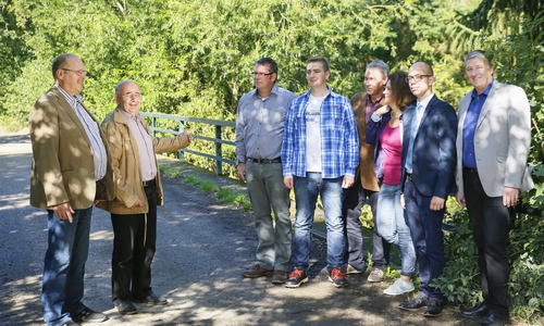 Von links: Joachim Homes, Bürgermeister Bruno Polzin, Andreas Niebuhr, Jan-Phillipp Preißner, 
Dietmar Wessel, Susanne Fahlbusch, Kai Nahser, Oliver Ganzauer. Foto: privat