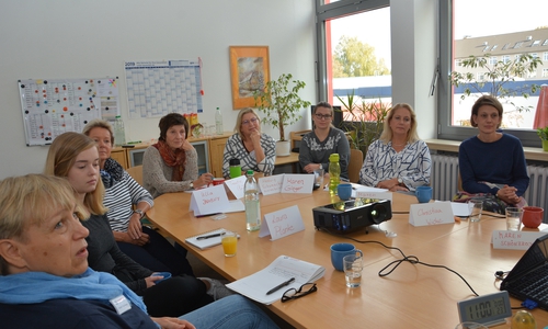 Das Team der Frühförderung bei der Fortbildung Trauma. Foto: Lebenshilfe 