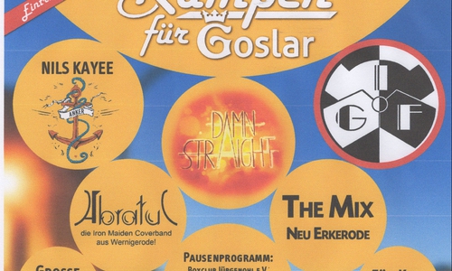 Am 17. Juni finden wieder das Benefiz-Konzert "Rampen für Goslar" statt. Das Programm und die Bands stehen bereits fest. Foto: Rampen für Goslar