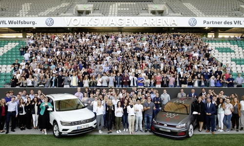 Diese Jahr werden genauso viele junge Menschen wie bei der letzjährig enBegrüßung erwartet. Foto: Volkswagen