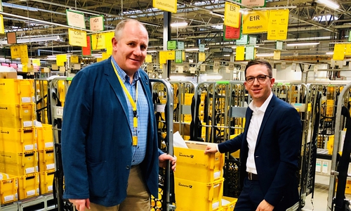 Falko Mohrs stattete der Post einen Besuch ab. Foto: SPD