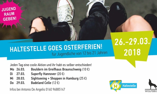 Vielfältiges Osterferienprogramm der Haltestelle. Foto: Stadt Wolfsburg