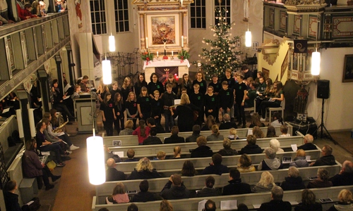 Impressionen vom Weihnachtskonzert des Vorjahres. Foto: Theodor-Heuss-Gymnasium