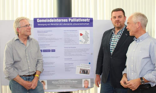 Palliativnetzwerk-Initiator Michael Pohling, Bürgermeister Andreas Busch und Dr. Rainer Prönneke, Chefarzt Marienstift Braunschweig. Fotos: Eva Sorembik