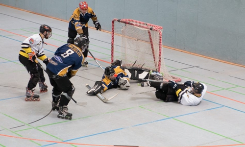 Trotz starkem Spiel reichte es im Abschluss oft nicht für die Wolfs-Liner. Fotos: Jens Bartels