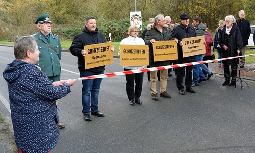 Darstellung des Grenzgebietes. Foto: Joachim Hoeft