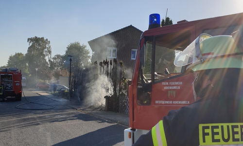 Die Feuerwehr konnte beide Brände schnell löschen. Foto: Feuerwehr