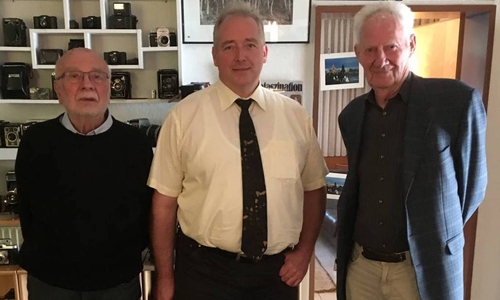 Wilhelm Löwer, Frank Oesterhelweg und Kurt Sielemann. Foto: Privat 