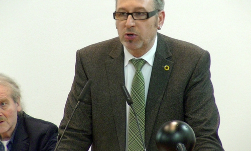 Der Grüne Fraktionsvorsitzende Holger Herlitschke, Foto: Archiv