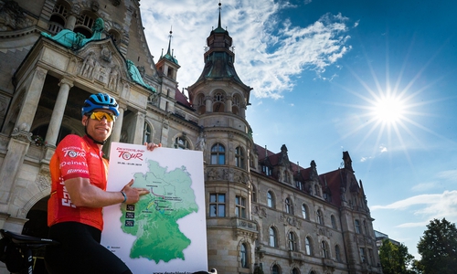 Die 1. Etappe startet in Hannover. Ziel ist Halberstadt. Foto: Deutschland Tour / Henning Angerer