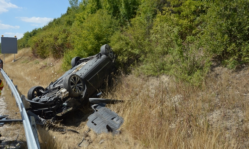 Ein Unfall auf der A 39 legte den Verkehr lahm. Foto: Freiwillige Feuerwehr Cremlingen