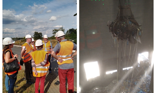 Die Besucher aus dem Landkreis Goslar besuchten die technischen Anlagen. Fotos: WGL