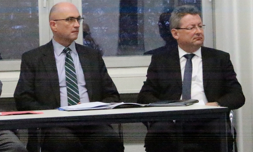 Die WEVG-Geschäftsführer Rainer Krause und Torsten Zink standen dem Ortsrat Süd Rede und Antwort.